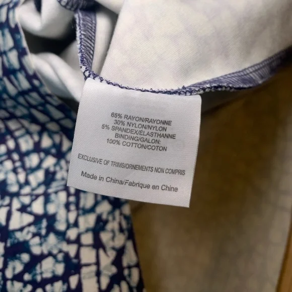 Tory Burch Blue Dress Style# 11152404 Size Medium - Picture 8 of 12